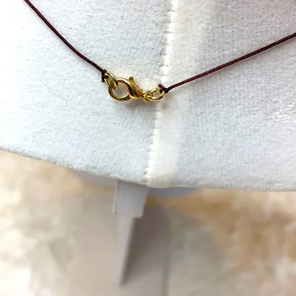 Delicate Amethyst Corded Necklace - Picture 5 of 5